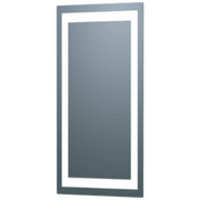 Afina IL-3642-R Illume 36" W x 42" H Rectangular LED Backlit Bathroom Mirror with Bluetooth, Auto-Defogger and Touch Dimmer
