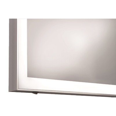 Afina IL-2036-T Illume 20" W x 36" H Rectangular LED Backlit Bathroom Mirror with Polished Aluminum Trim - view 2