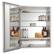 Afina I-SD2436-P Illume 24" W x 36" H Recessed LED Backlit Medicine Cabinet with Inside Outlets and Night Light - view 2