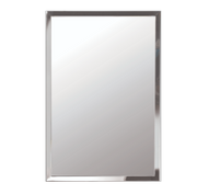 Afina US-1-3036 Urban Steel 30" W x 36" H 1" Stainless Steel Framed Wall Mirror - view 2