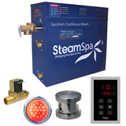 SteamSpa Indulgence Series Generator with Auto Drain - Brushed Nickel