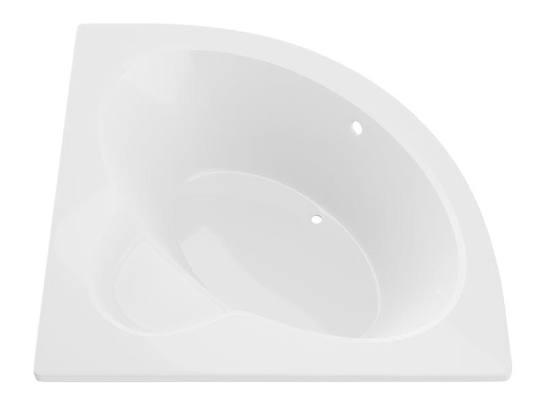 Atlantis Whirlpool 6060A Alexandria 60 in. x 60 in. Corner Soaking Bathtub with Center Drain in White