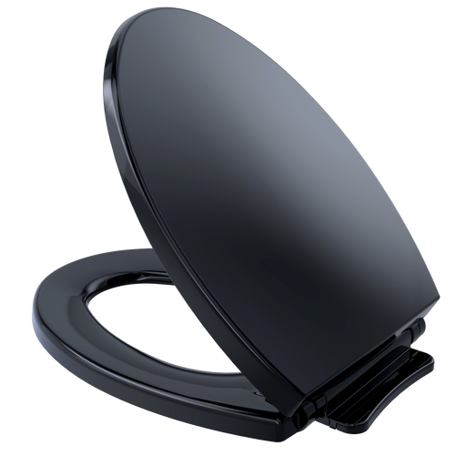 TOTO SS114#51 SoftClose Slow Close Elongated Toilet Seat and Lid, Ebony