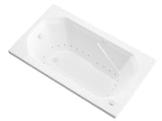 Atlantis Whirlpool 3660MAL Mirage 36 x 60 Rectangular Air Jetted Bathtub