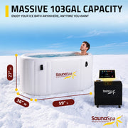 K-Plunge Kodiak 1-Person Inflatable Cold Plunge and Hot Tub