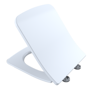 TOTO SS249R#01 SoftClose Slim Square Seat and Lid for SP Wall-Hung Toilet, Cotton White - view 2