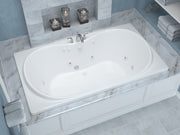 Atlantis Whirlpool 3672WWR Star Series 72 in. x 36 in. Rectangular Whirlpool Bathtub with Center drain and V-Style Back Jets in Glossy Smooth White lifestyle