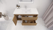 Moreno Bath JAD48R Jade 48" Floating Bathroom Vanity Set with Reinforced Acrylic Single Sink Top (Right Drawer) - view 3