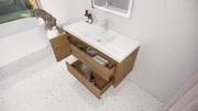 Moreno Bath JAD48R Jade 48" Floating Bathroom Vanity Set with Reinforced Acrylic Single Sink Top (Right Drawer) - view 5