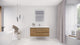 Moreno Bath JAD48R Jade 48" Floating Bathroom Vanity Set with Reinforced Acrylic Single Sink Top (Right Drawer)