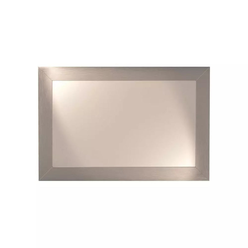 Jensen FM2436CC3SNF Satin Nickel Framed Mirror