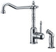 Anzzi Winston Single Handle Kitchen Faucet with Sprayer