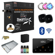 SteamSpa Raven Series Generator Square - Matte Black