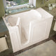 Meditub A2653LBA Walk-In 26 x 53 Left Drain Biscuit Air Jetted Walk-In Bathtub