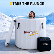 K-Plunge Gale Cold Plunge Chiller and Heater in Black