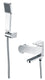 Anzzi Echo Series 1-Handle 1-Spray Tub and Shower Faucet in Polished Chrome