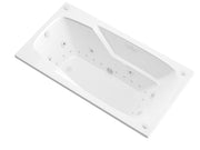 Atlantis Whirlpool 4272EDL Eros 42 x 72 Rectangular Air & Whirlpool Jetted Bathtub with Reversible Drain