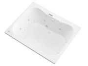Atlantis Whirlpool 4860NDLX Neptune 48 x 60 Rectangular Air and Whirlpool Jetted Bathtub in White with Reversible Drain