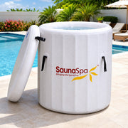 K-Plunge Arctic Fox 1-Person Inflatable Cold Plunge and Hot Tub in Gray