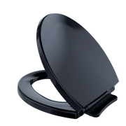 TOTO SS113#51 SoftClose Slow Close Round Toilet Seat and Lid, Ebony