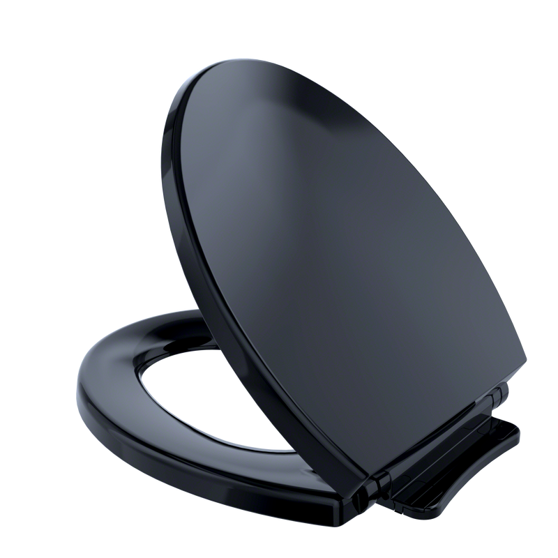 TOTO SS113#51 SoftClose Slow Close Round Toilet Seat and Lid, Ebony