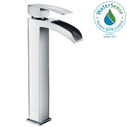Anzzi L-AZ097MK Key Series 1-Handle Lever Mid-Arc Single Hole Brass Vessel Sink Faucet Polished Chrome - view 6