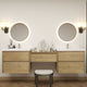 Moreno Bath SLIM17-36+36+36 Kingdee 108" Floating Vanity & Makeup Table Set