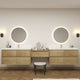 Moreno Bath SLIM17-48+30+48 Kingdee 126" Floating Vanity & Makeup Table Set