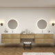 Moreno Bath SLIM17-48+36+48 Kingdee 132" Floating Vanity & Makeup Table Set