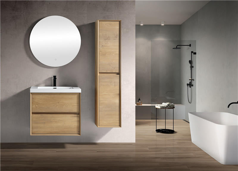 Moreno Bath SLIM24 Kingdee 24" Floating Bathroom Vanity With Acrylic Sink Top