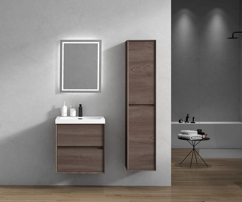 Moreno Bath SLIM24 Kingdee 24" Floating Bathroom Vanity With Acrylic Sink Top
