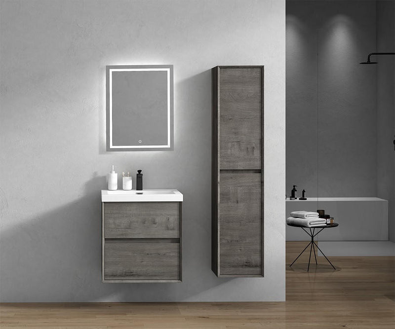 Moreno Bath SLIM24 Kingdee 24" Floating Bathroom Vanity With Acrylic Sink Top