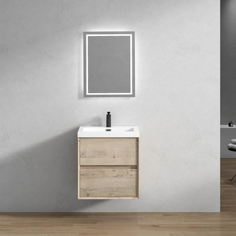 Moreno Bath SLIM24 Kingdee 24" Floating Bathroom Vanity With Acrylic Sink Top