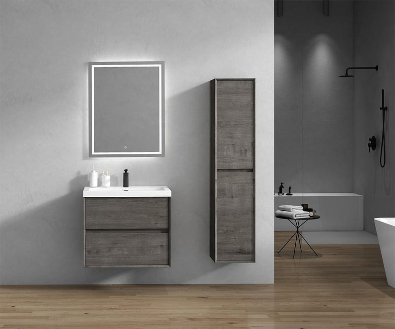 Moreno Bath SLIM30 Kingdee 30" Floating Bathroom Vanity With Acrylic Sink Top
