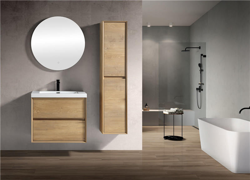 Moreno Bath SLIM30 Kingdee 30" Floating Bathroom Vanity With Acrylic Sink Top