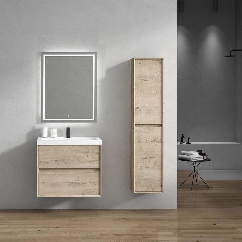 Moreno Bath SLIM30 Kingdee 30" Floating Bathroom Vanity With Acrylic Sink Top