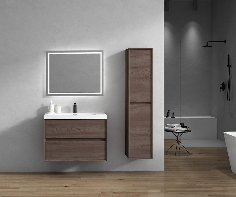 Moreno Bath SLIM 36 Kingdee 36" Floating Bathroom Vanity With Acrylic Sink Top