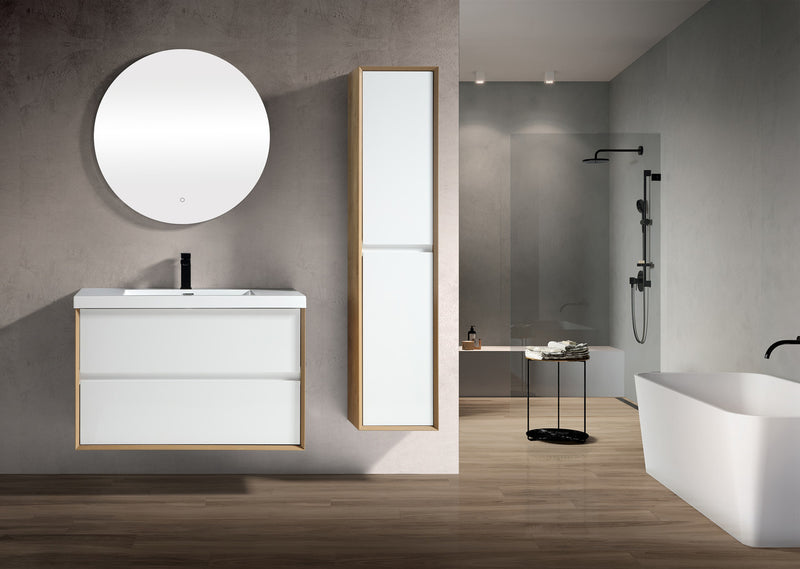 Moreno Bath SLIM 36 Kingdee 36" Floating Bathroom Vanity With Acrylic Sink Top - view 6
