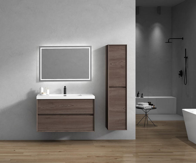 Moreno Bath SLIM 42 Kingdee 42" Floating Bathroom Vanity With Acrylic Sink Top