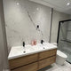 Moreno Bath SLIM 60DD Kingdee 60" Floating Double Bathroom Vanity with Acrylic Double Sink Top