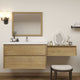 Moreno Bath SLIM17-42-30 Kingdee 72" Floating Vanity & Makeup Table Set