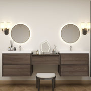Moreno Bath SLIM17-30+30+30 Kingdee 90" Floating Vanity & Makeup Table Set (30+30+30) - view 3