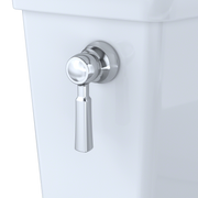 TOTO CST404CEFG#01 Promenade II Two-Piece Elongated 1.28 GPF Universal Height Toilet with CEFIONTECT, Cotton White - view 7