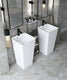 Moreno Bath EP06SINK Better Vanity E-P06 White Pedestal Sink