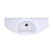 TOTO LT650G#01 Oval Wall-Mount Bathroom Sink with CEFIONTECT, Cotton White - view 2