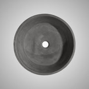 Krupp Round Cast Concrete Vessel Sink - Dusk Grey
