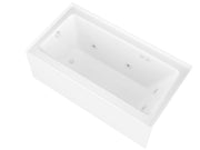 Atlantis Whirlpool 3060SHWL Soho Amber 60 in. x 30 in. Rectangular Whirlpool Bathtub with Left Side Drain and V-Style Back Jets in Glossy White