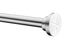 Anzzi Adjustable Tension Shower Curtain Rod, 33-55 in. in Brushed Nickel