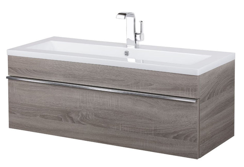 Cutler FV TR DORATO42 Trough 42" Wall Mount Modern Cultured Marble Top Bathroom Vanity - Dorato