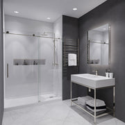 Anzzi L-AZ900MB-CH L-AZ900 Series Single Handle Single Hole Bathroom Faucet with Pop-Up Drain Brushed Nickel - view 11